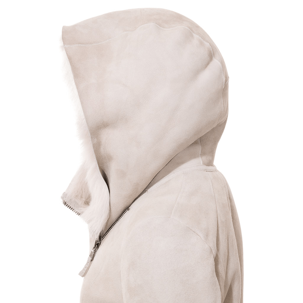 WOMEN BEIGE TOSCANA SHEARLING PARKA LAREDO-3