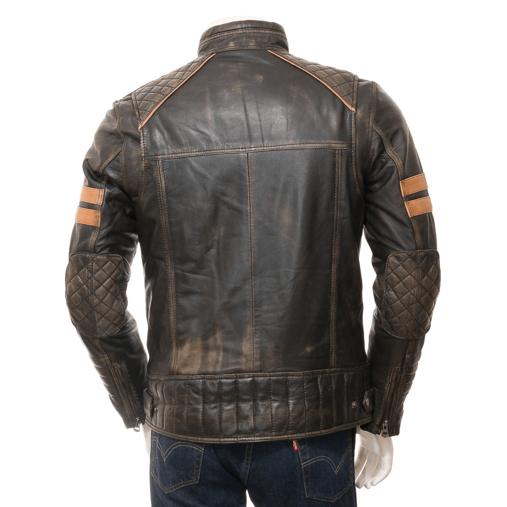 MENS VINTAGE LEATHER BIKER JACKET ERIN-2