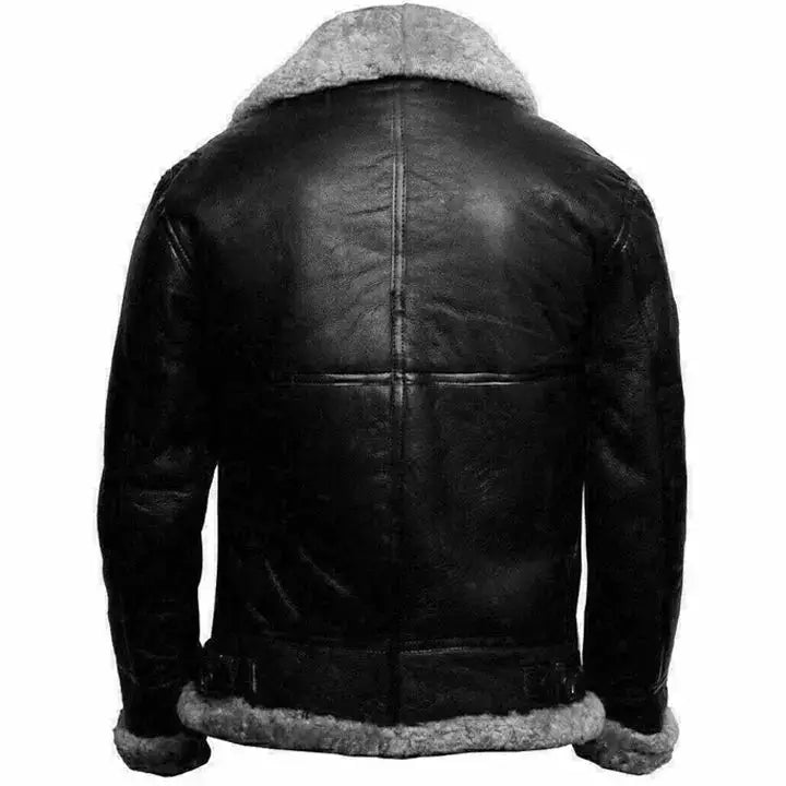 Men’s B3 RAF Aviator Sheepskin Shearling Flight Jacket-1